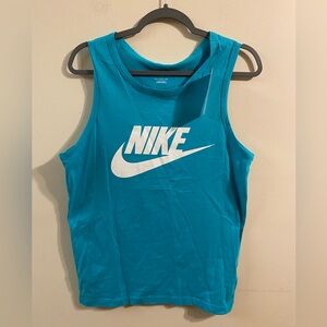 New NWT Nike Teal Green Men’s Sportswear Logo‎ Tank Top Size Small AR4991-345